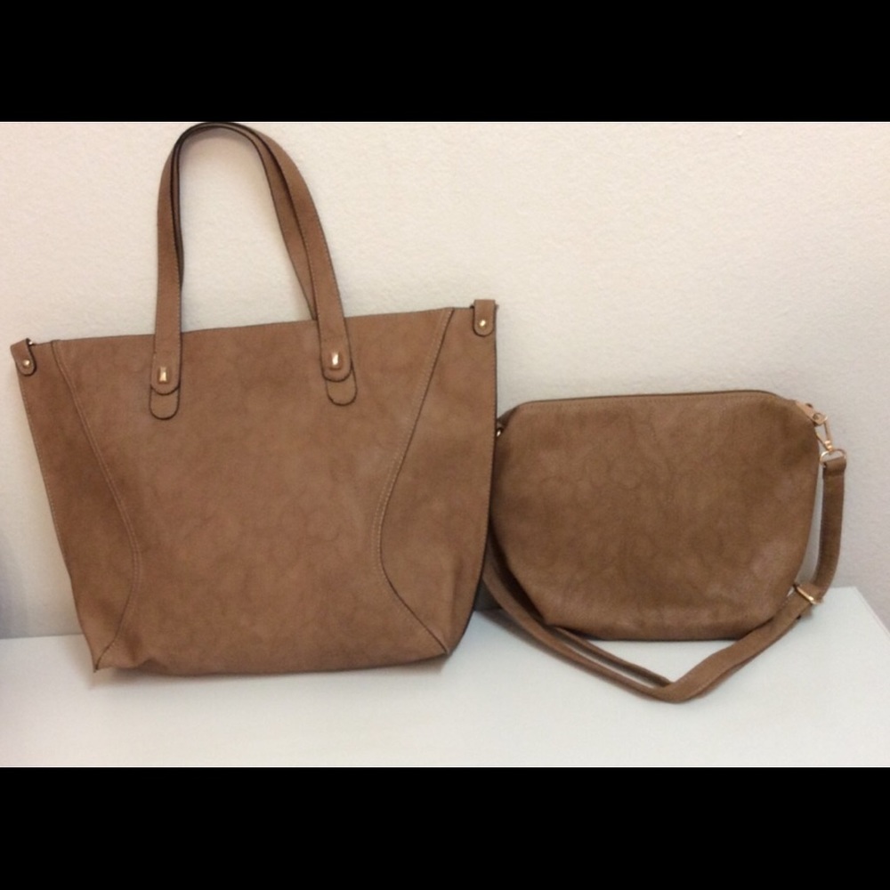 NEW🎉Diophy 2 in 1  Tote Shopper and Crossbody